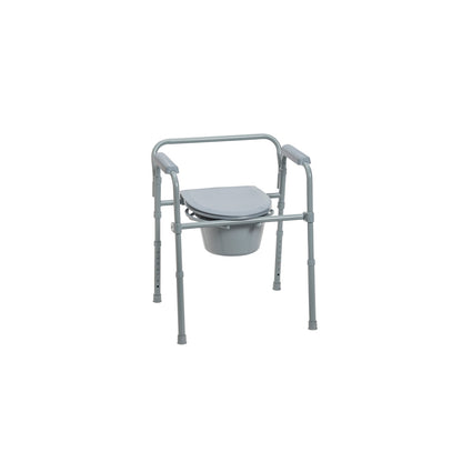 Folding Steel Commode