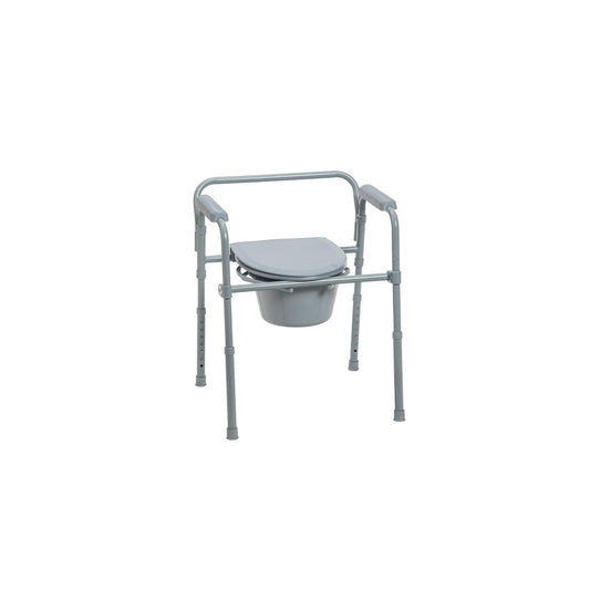 Folding Steel Commode