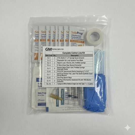 Central Line 7 Day Dressing Basic Kit